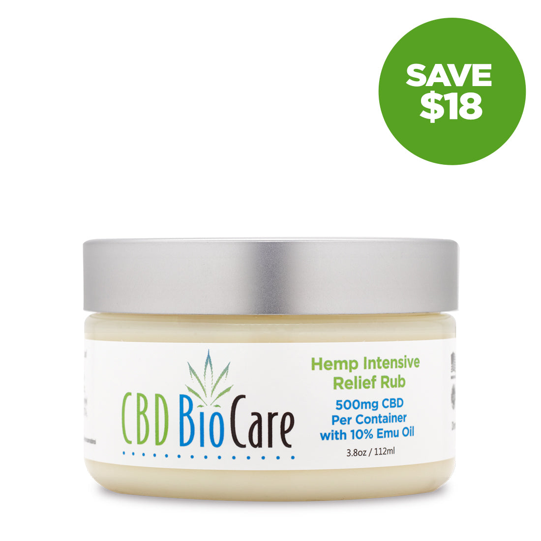 500mg CBD Pain Relief Balm w/ Emu Oil