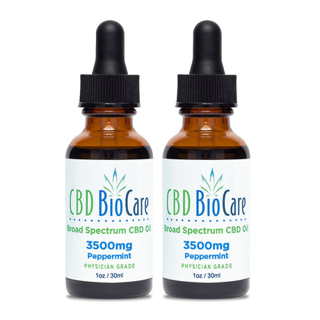 Save $80 on 2 /3500mg Broad Spectrum CBD Oils